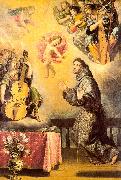 CARDUCHO, Vicente The Vision of St. Anthony of Padua sdf china oil painting artist